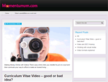 Tablet Screenshot of momentumvm.com